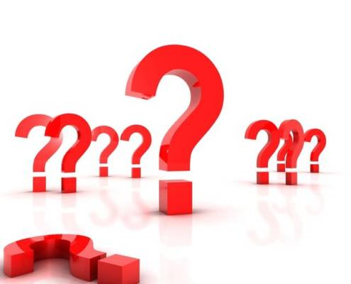 question marks